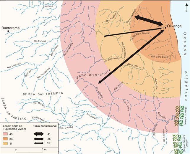 Mapa temático representa as distâncias e localidades identificadas nos Registros de Óbito do cartório da Vila de Olivença. Trata-se de locais ocupados pelos índios entre o fim do século 19 e o início do século 20. Mapa: Susana Viegas, 2007. Mapa temático representa as distâncias e localidades identificadas nos Registros de Óbito do cartório da Vila de Olivença. Trata-se de locais ocupados pelos índios entre o fim do século 19 e o início do século 20. Mapa: Susana Viegas, 2007.
